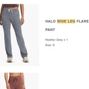 Vuori halo wide leg pant! Size SMALL